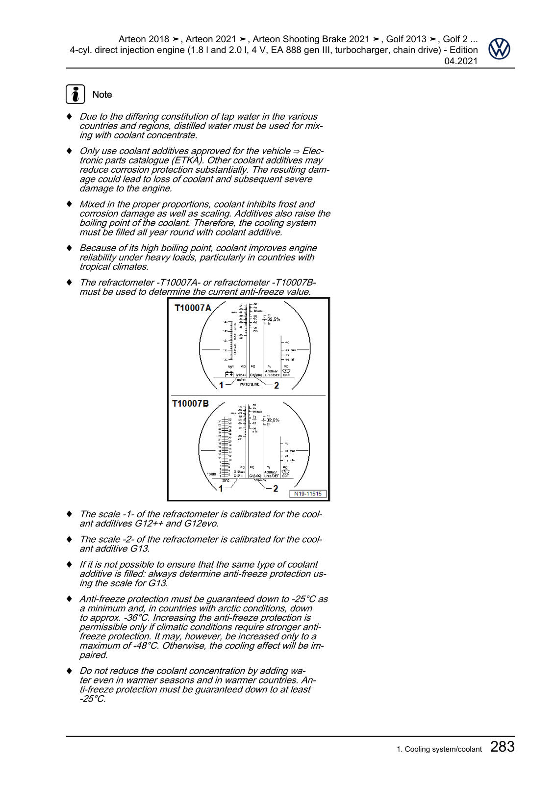 Workshop manual sample — interior (page 291)