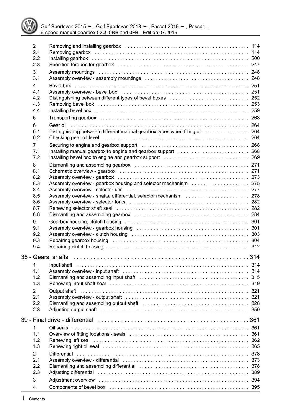 Workshop manual sample — interior (page 4)
