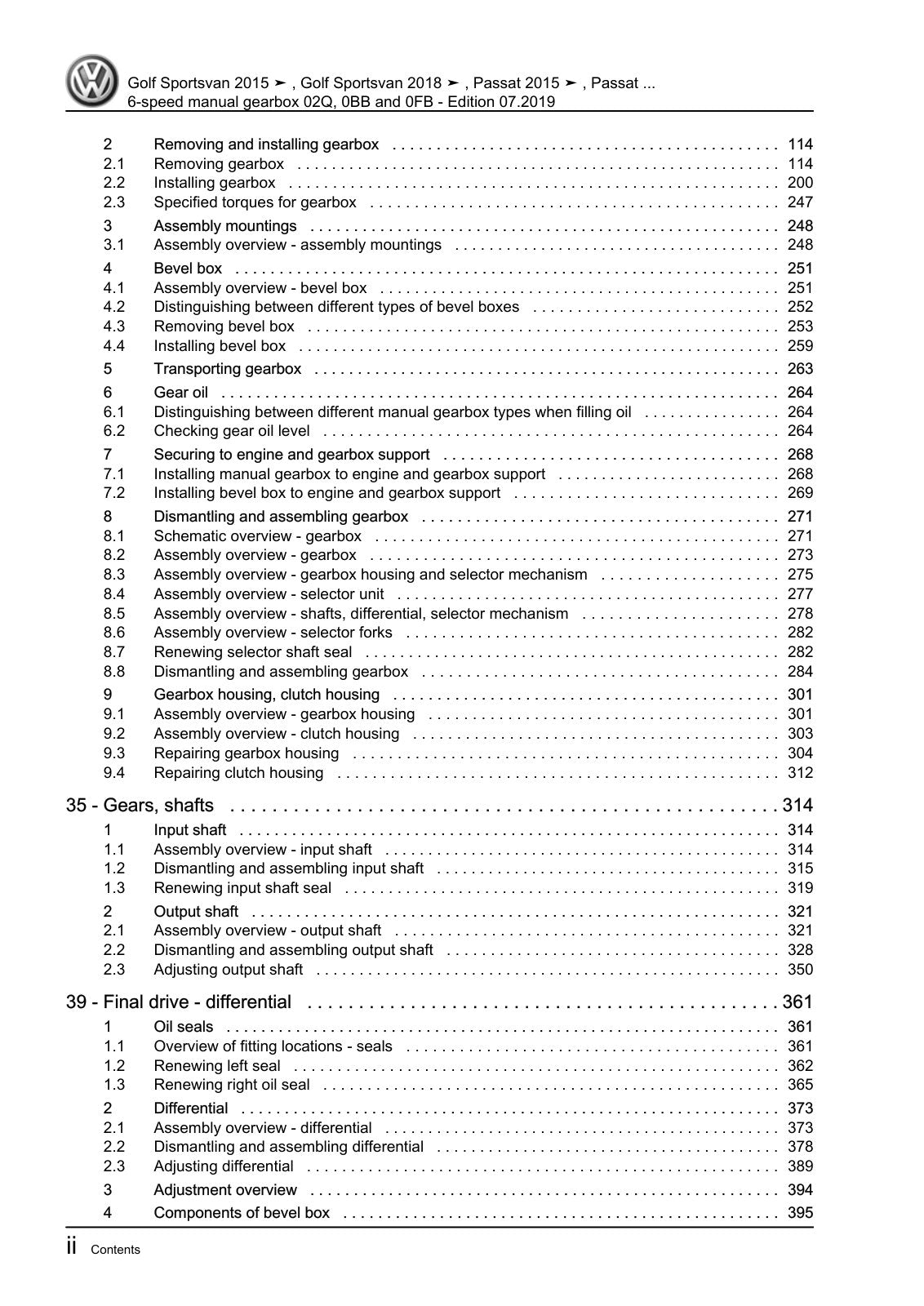 Workshop manual sample — interior (page 4)