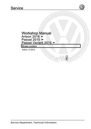 Workshop manual sample — cover (page 1)