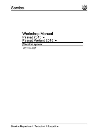 Workshop manual sample — cover (page 1)