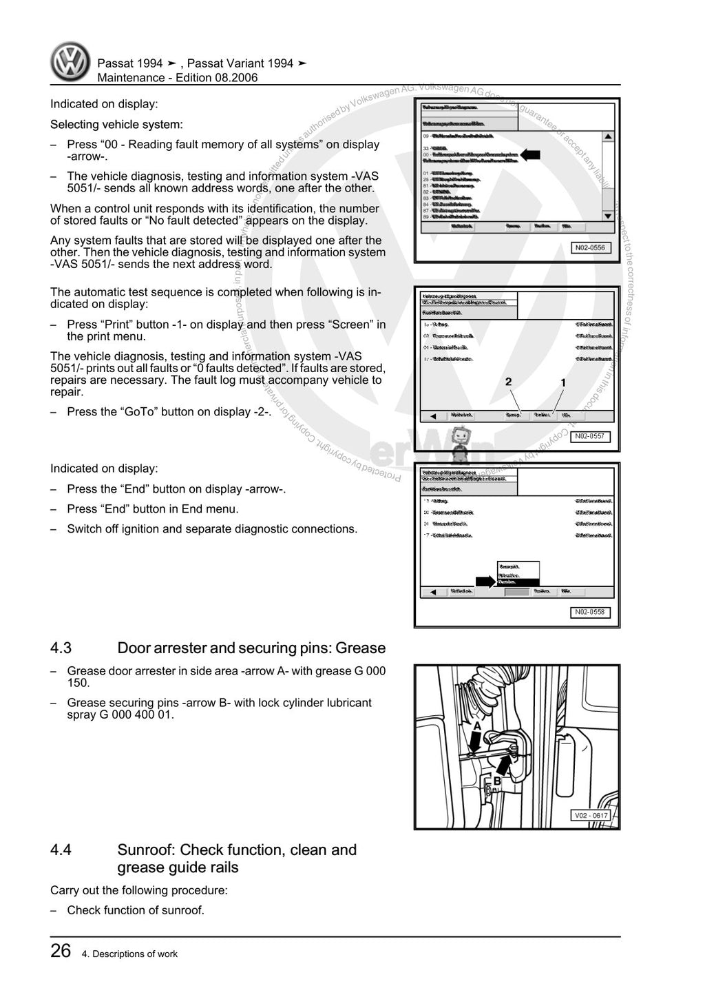 Workshop manual sample — interior (page 30)