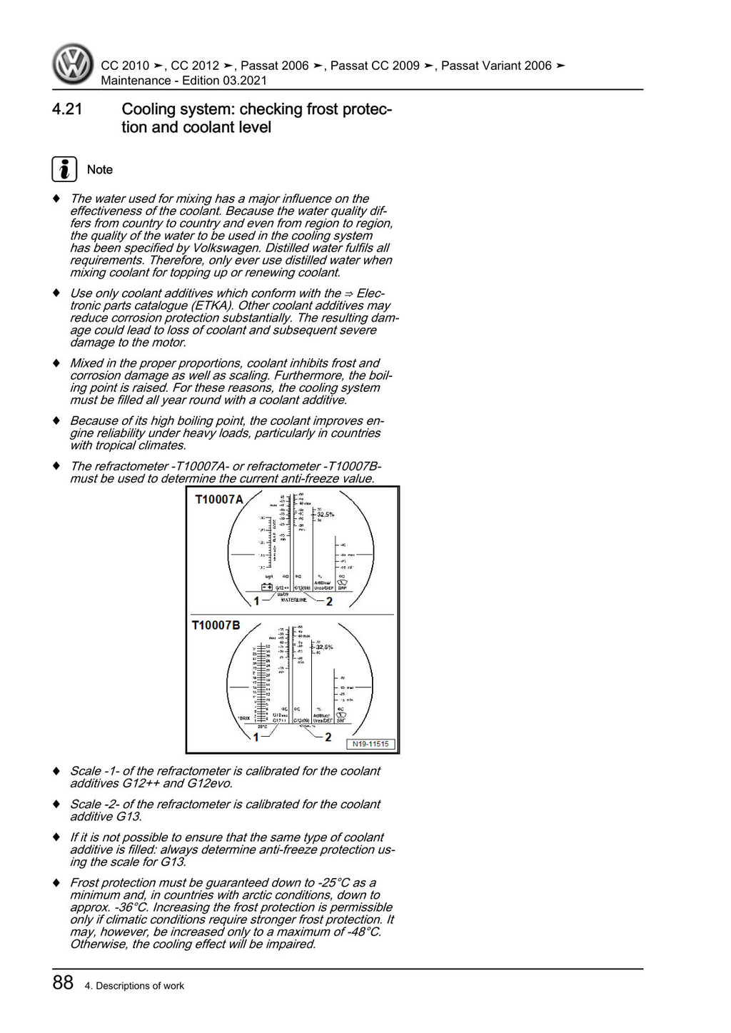 Workshop manual sample — interior (page 92)