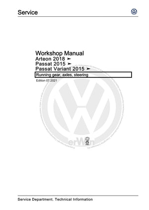 Workshop manual sample — cover (page 1)