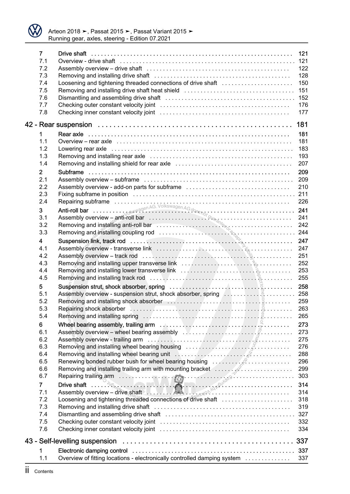 Workshop manual sample — interior (page 4)