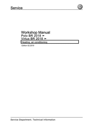 Workshop manual sample — cover (page 1)