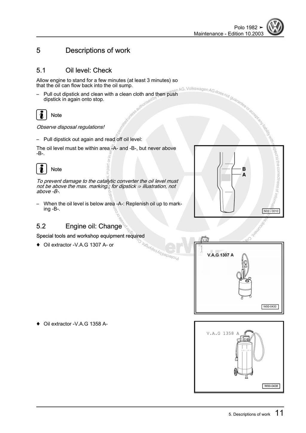 Workshop manual sample — interior (page 15)
