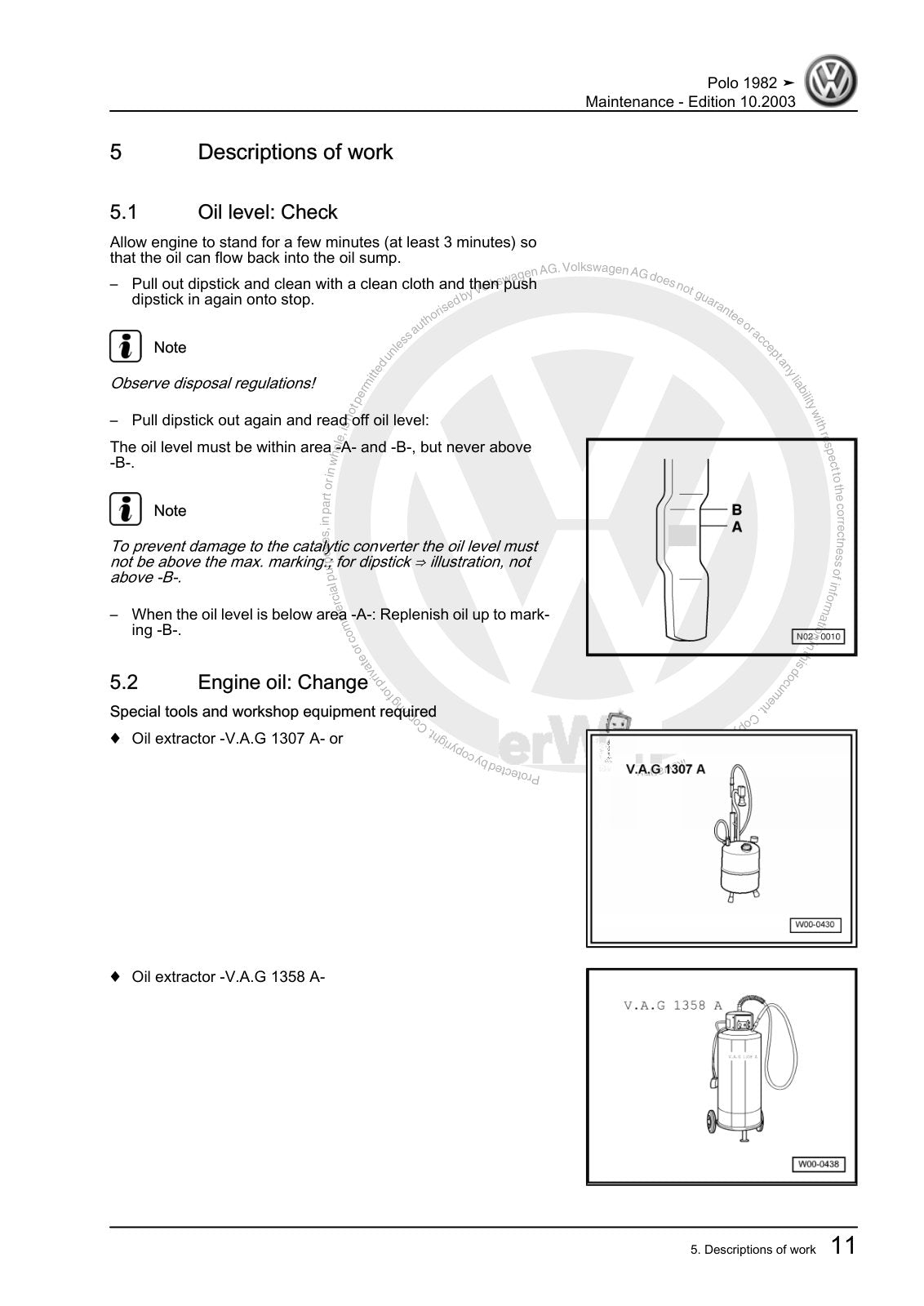 Workshop manual sample — interior (page 15)