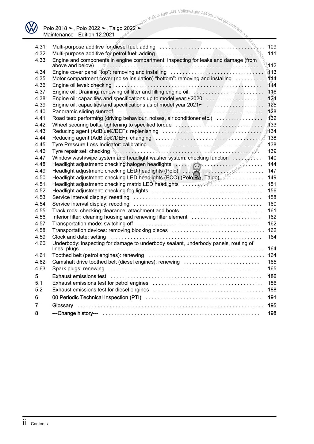 Workshop manual sample — interior (page 4)