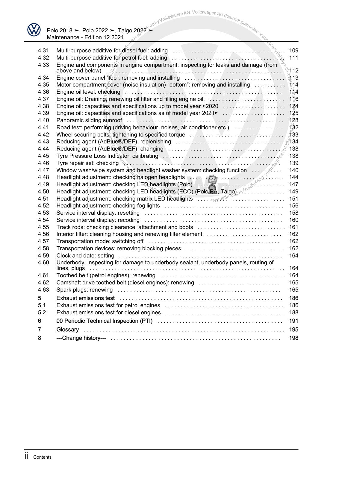 Workshop manual sample — interior (page 4)