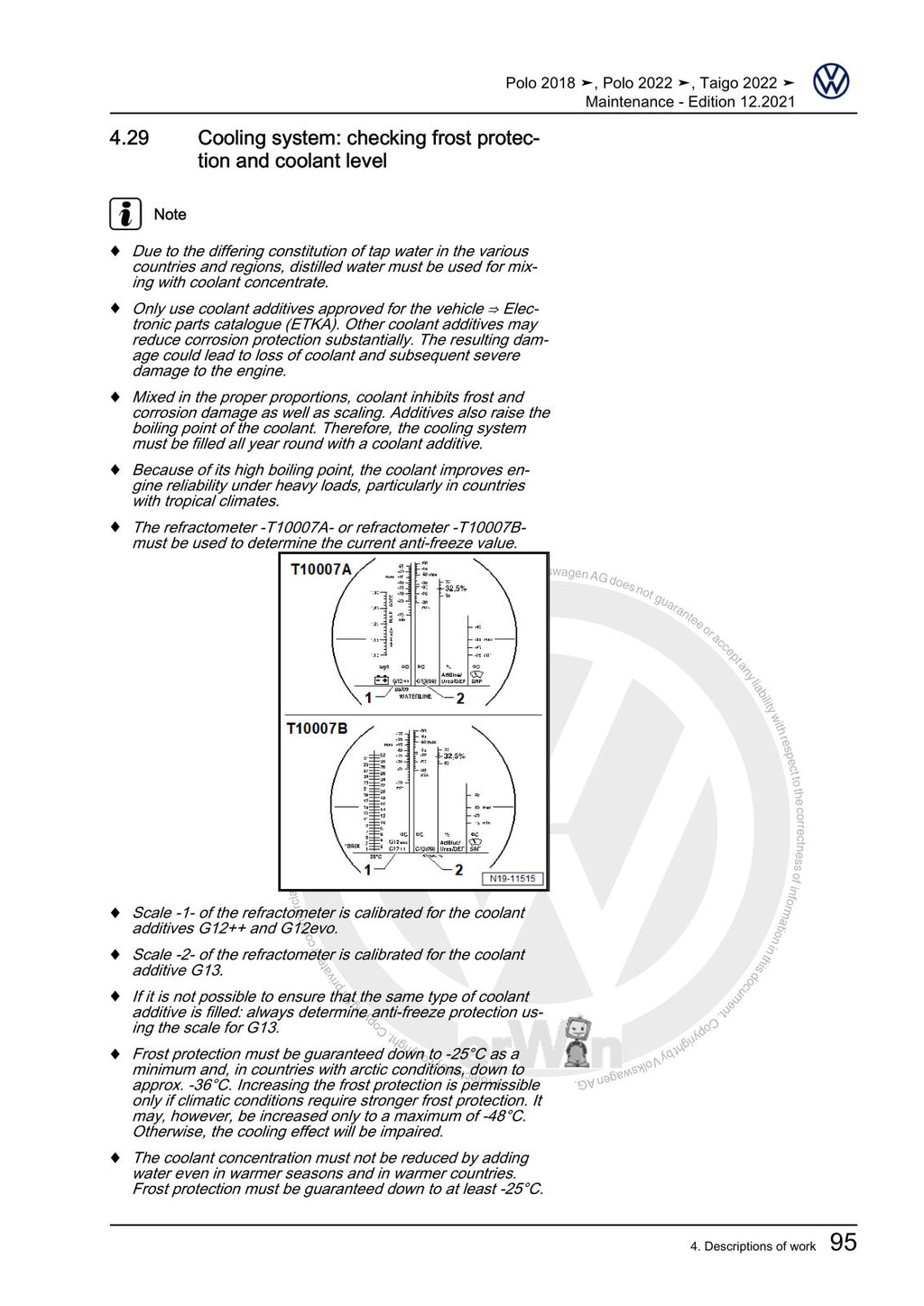 Workshop manual sample — interior (page 99)