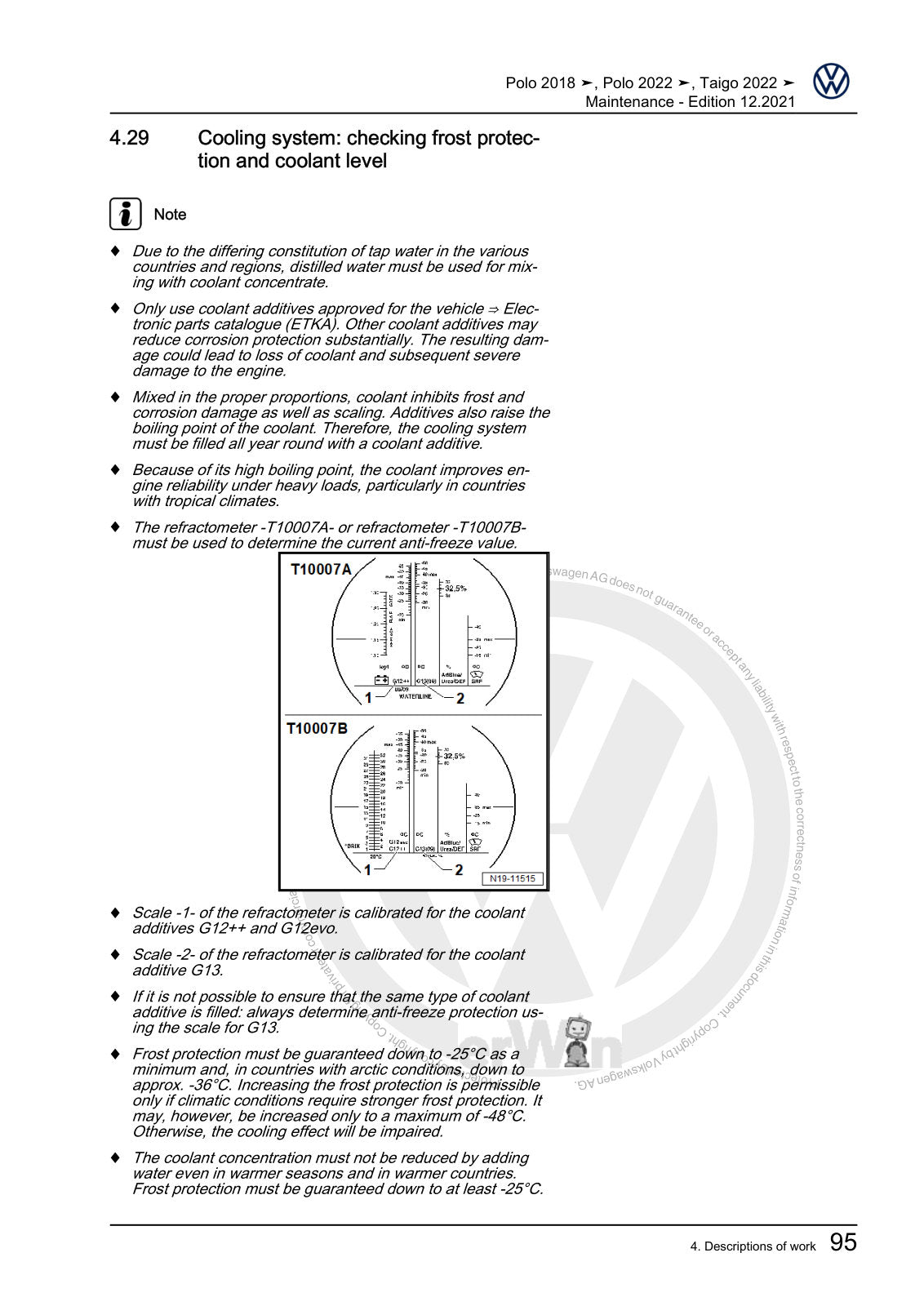 Workshop manual sample — interior (page 99)