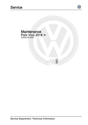 Workshop manual sample — cover (page 1)