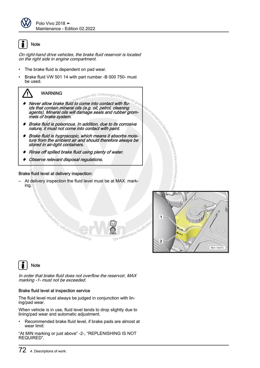 Workshop manual sample — interior (page 76)