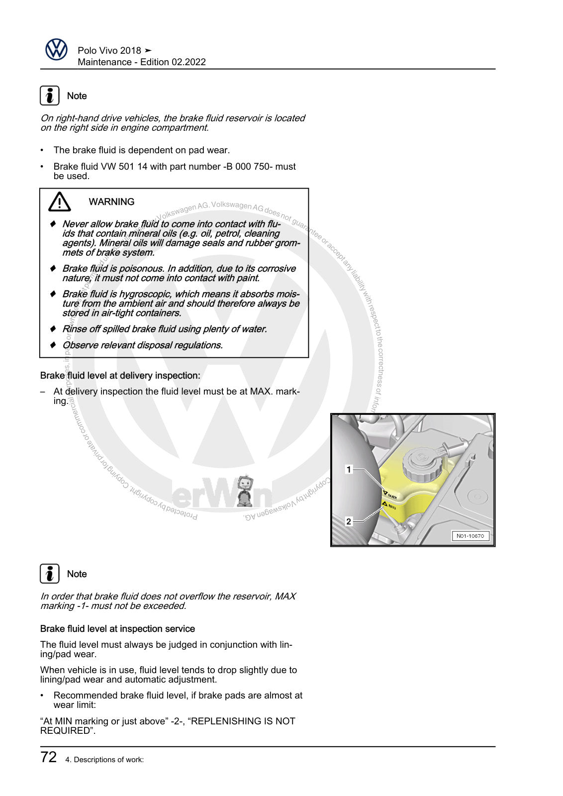 Workshop manual sample — interior (page 76)