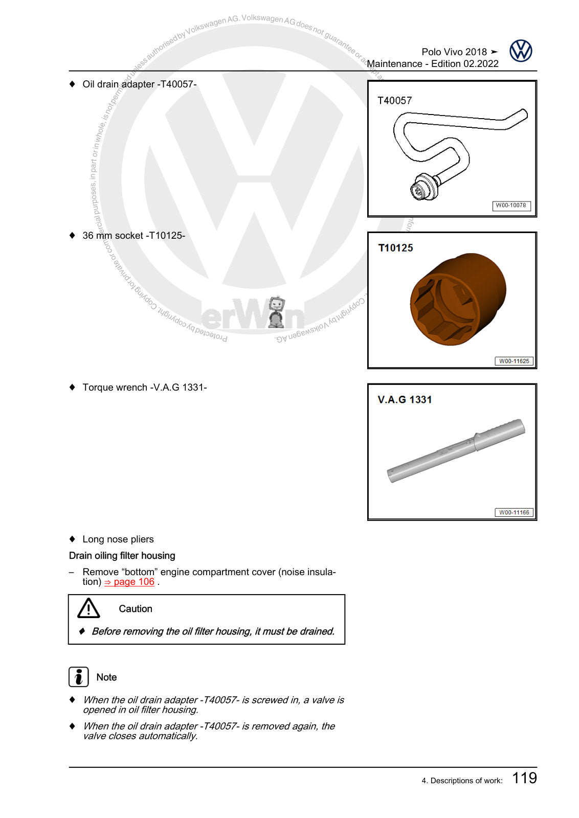 Workshop manual sample — interior (page 123)