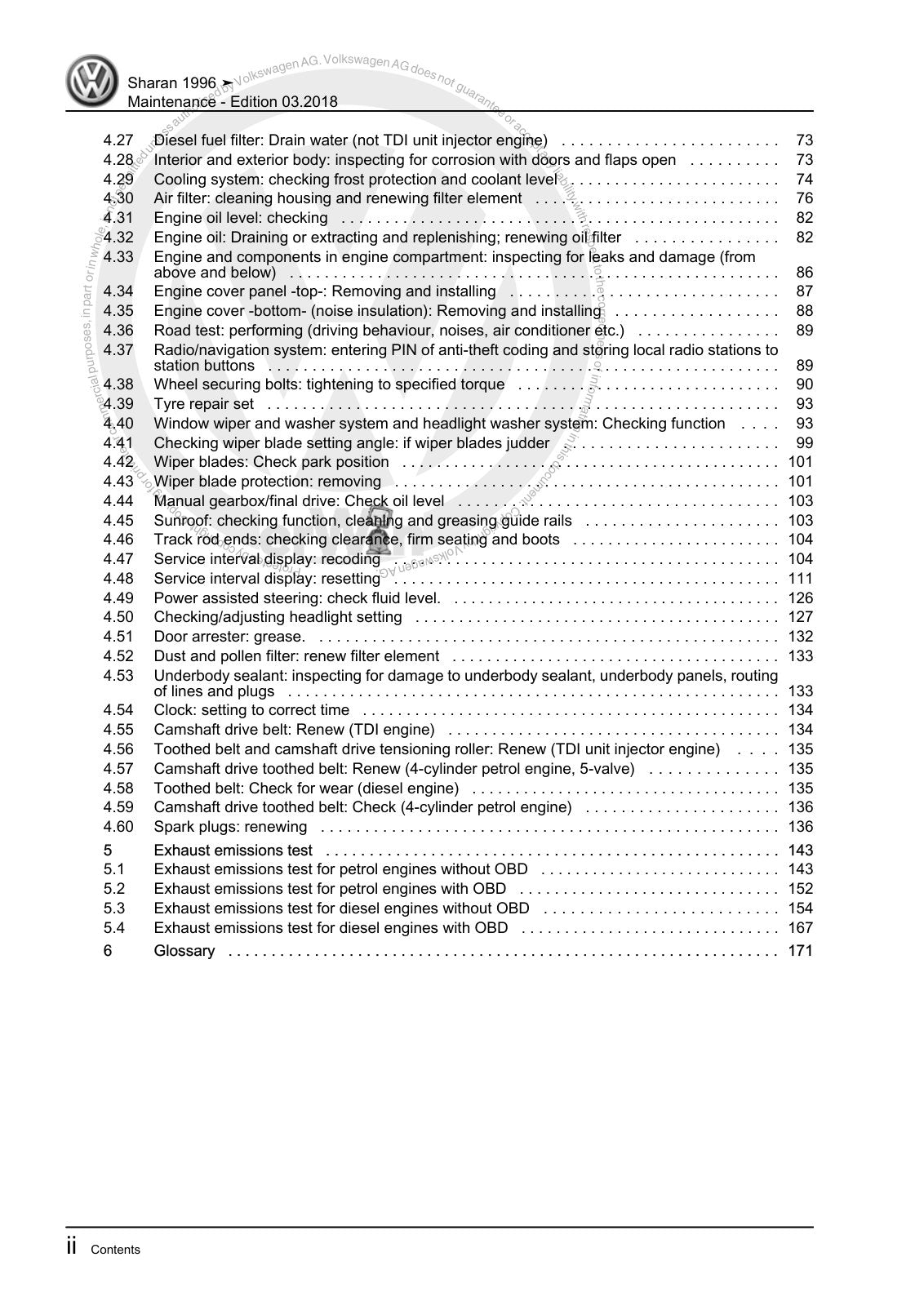 Workshop manual sample — interior (page 4)