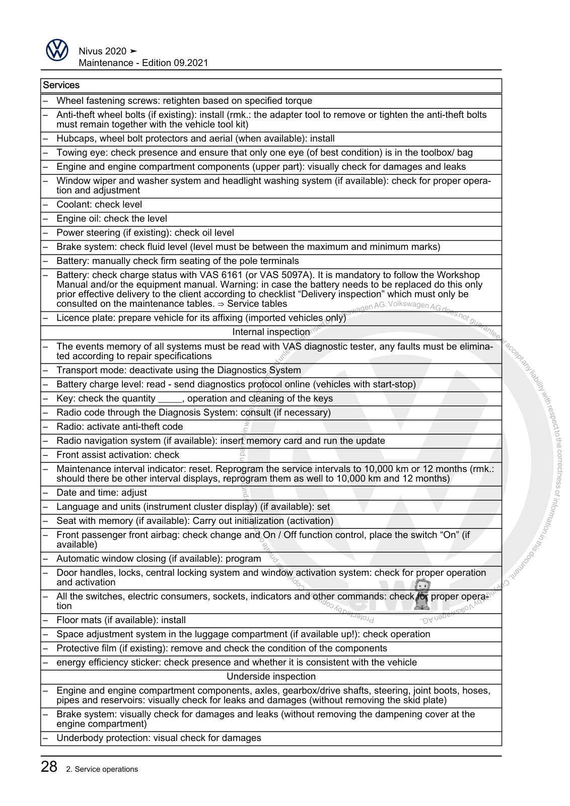 Workshop manual sample — interior (page 32)