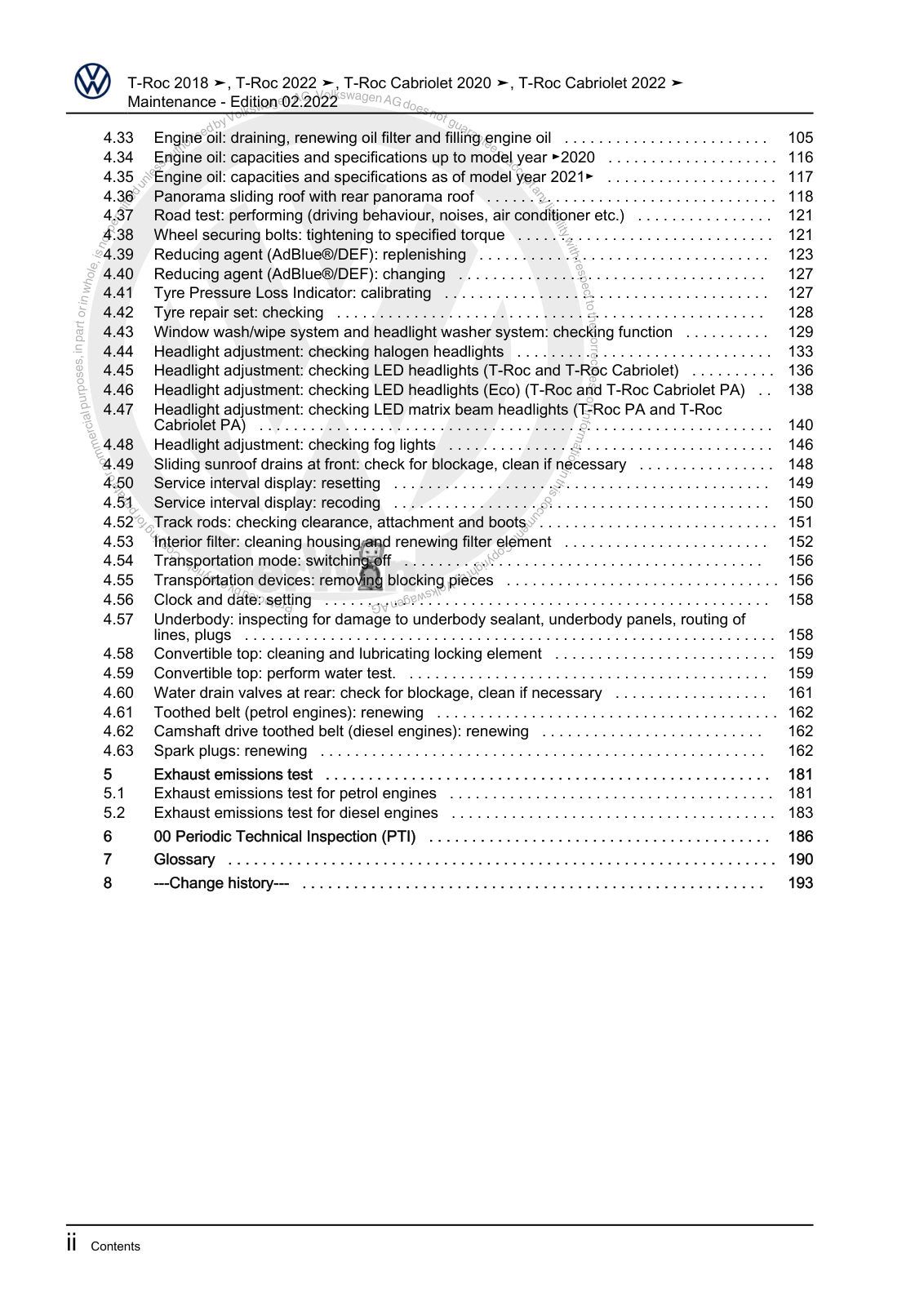 Workshop manual sample — interior (page 4)