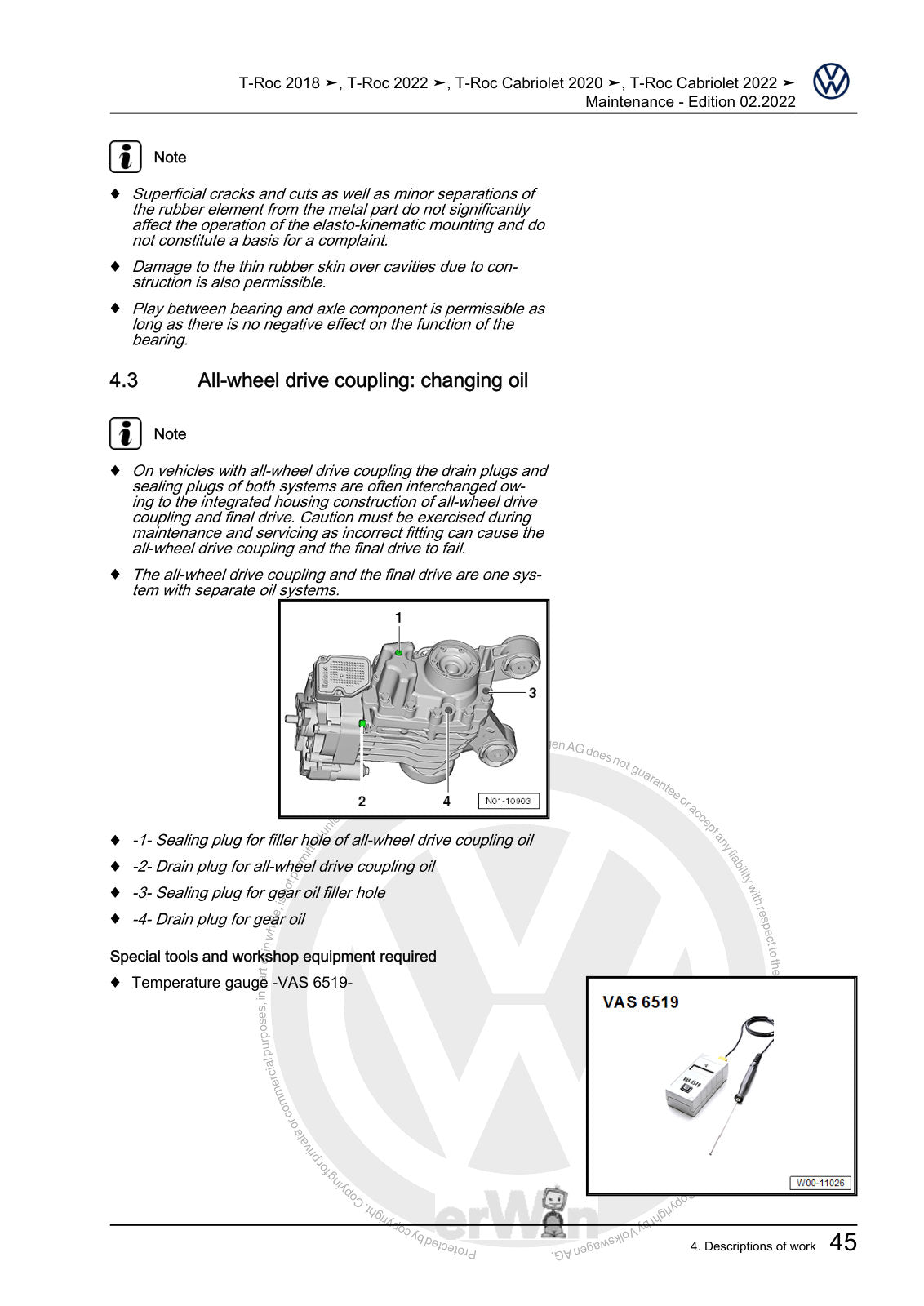 Workshop manual sample — interior (page 49)