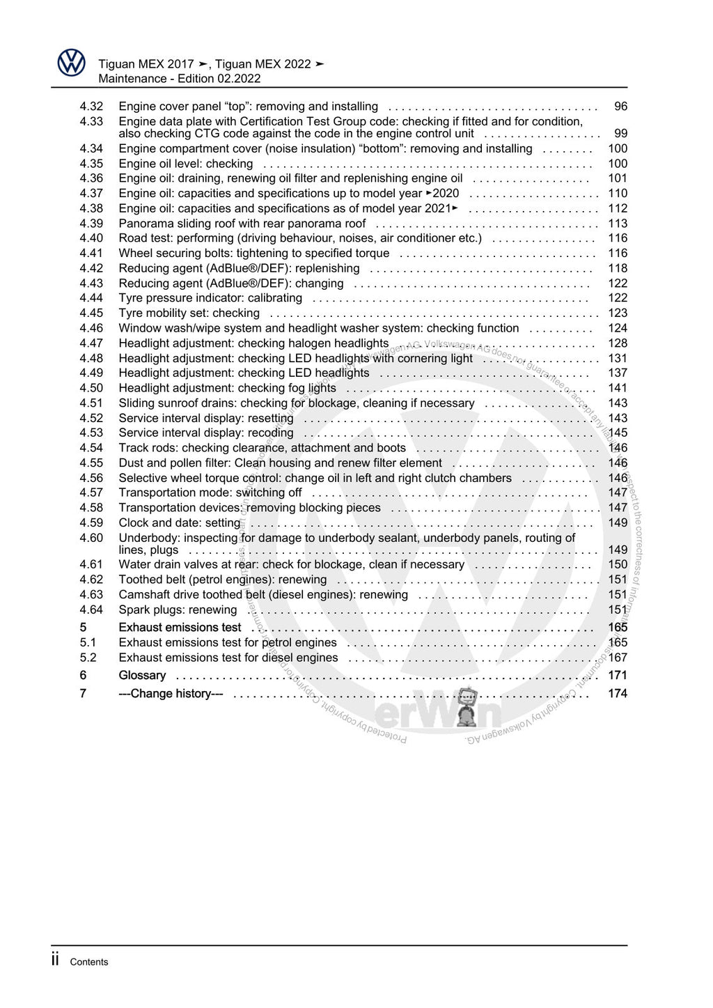 Workshop manual sample — interior (page 4)