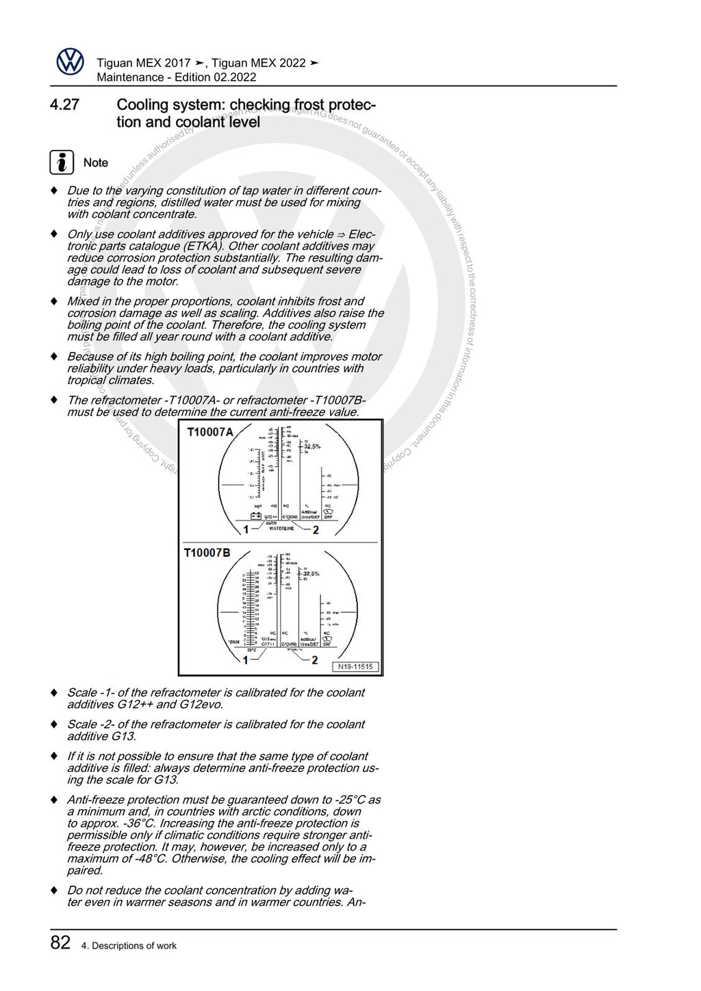 Workshop manual sample — interior (page 86)