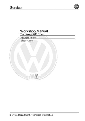 Workshop manual sample — cover (page 1)