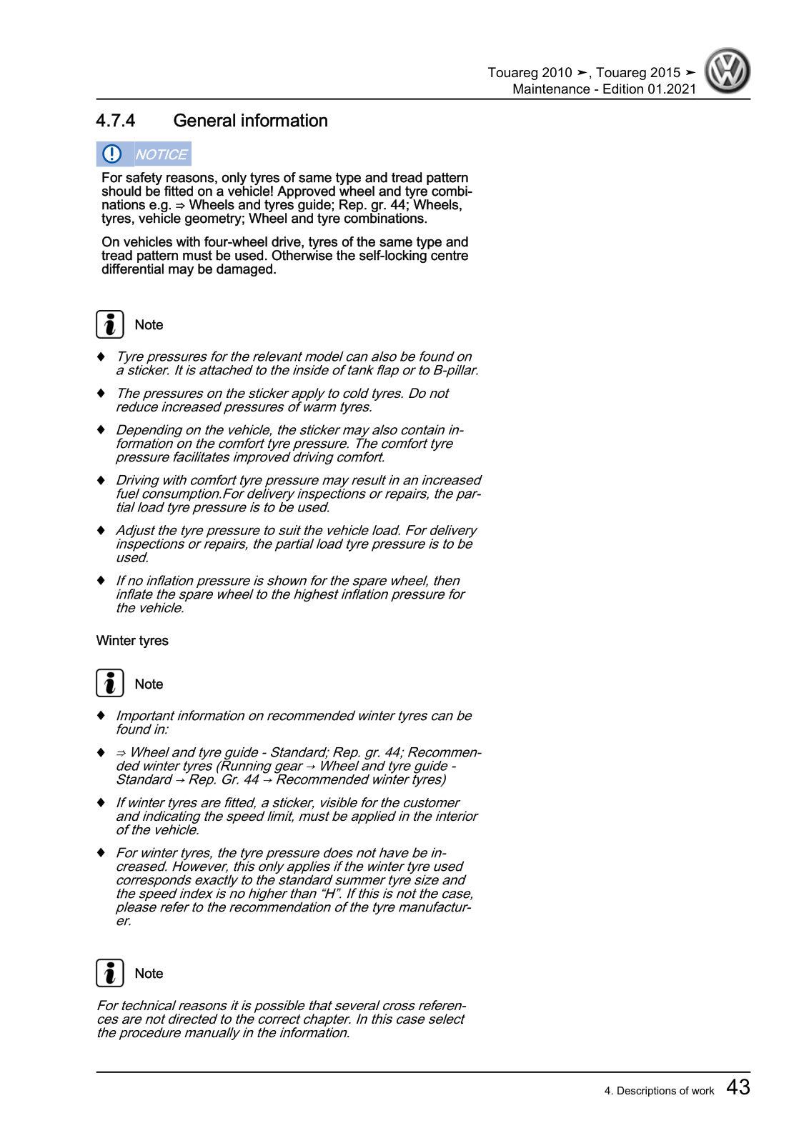 Workshop manual sample — interior (page 47)