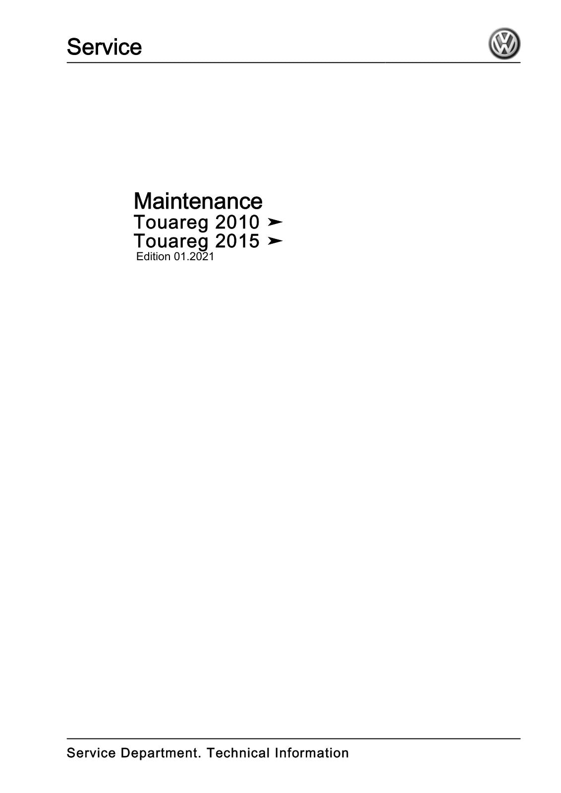 Workshop manual sample — cover (page 1)