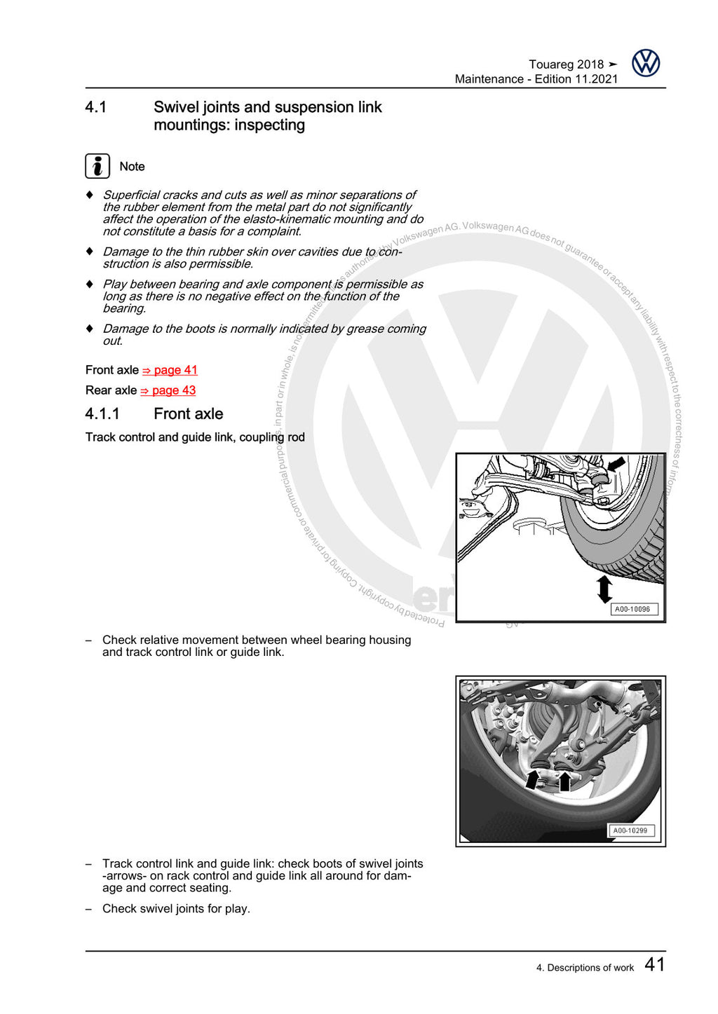 Workshop manual sample — interior (page 45)