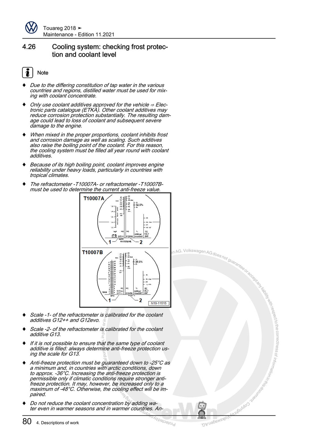 Workshop manual sample — interior (page 84)