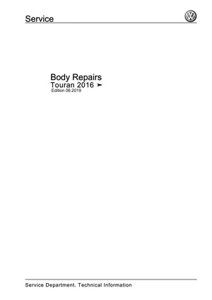 Workshop manual sample — cover (page 1)