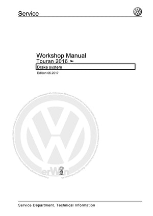 Workshop manual sample — cover (page 1)