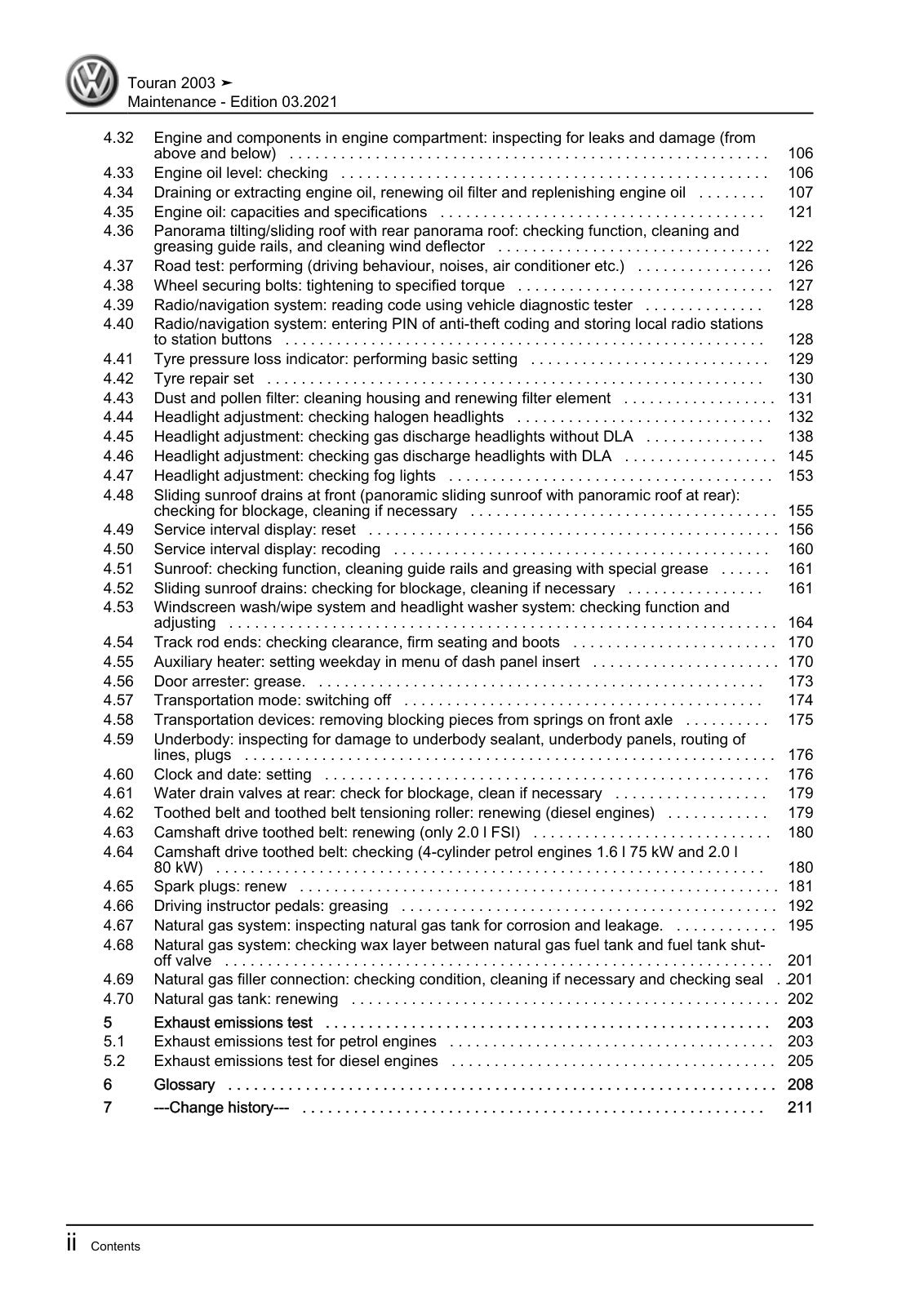 Workshop manual sample — interior (page 4)