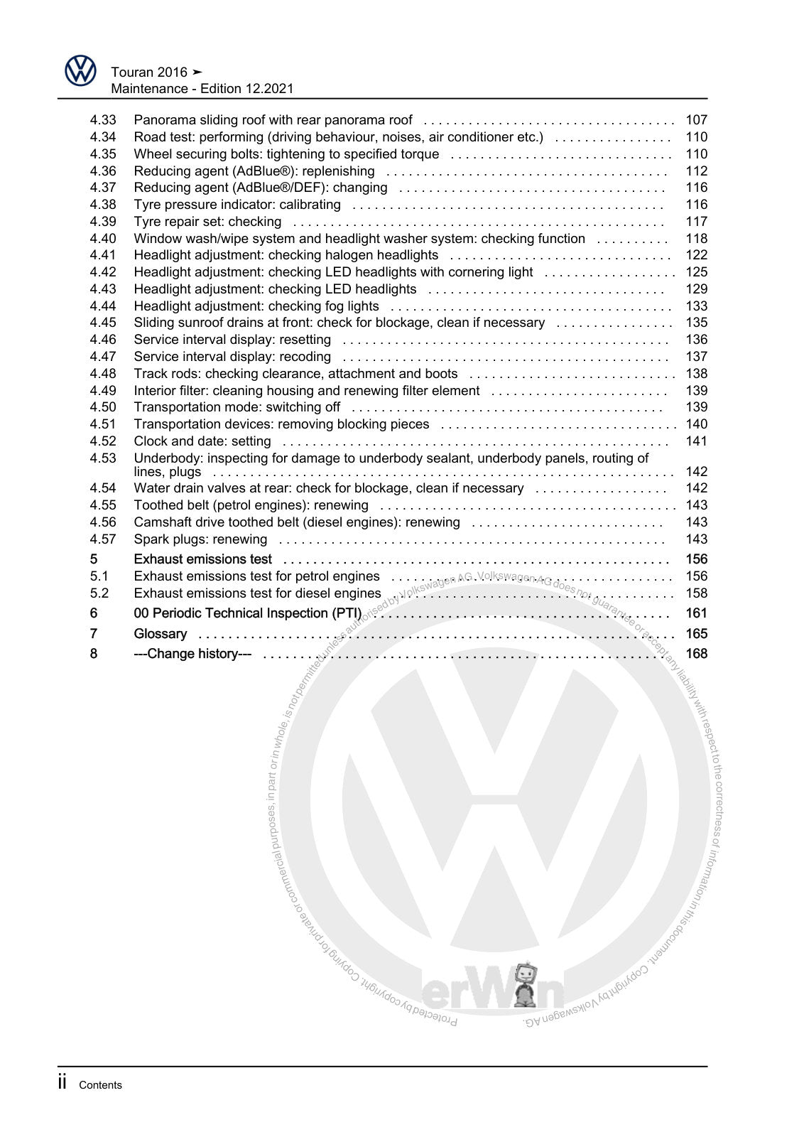 Workshop manual sample — interior (page 4)