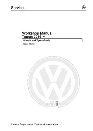 Workshop manual sample — cover (page 1)