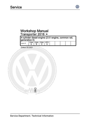 Workshop manual sample — cover (page 1)