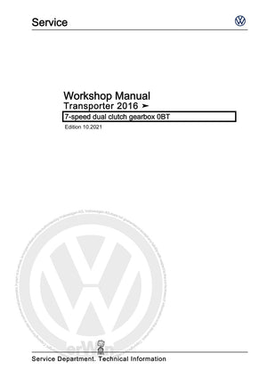 Workshop manual sample — cover (page 1)
