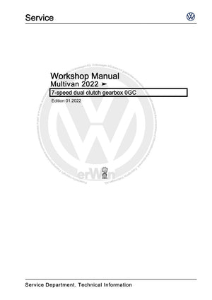 Workshop manual sample — cover (page 1)