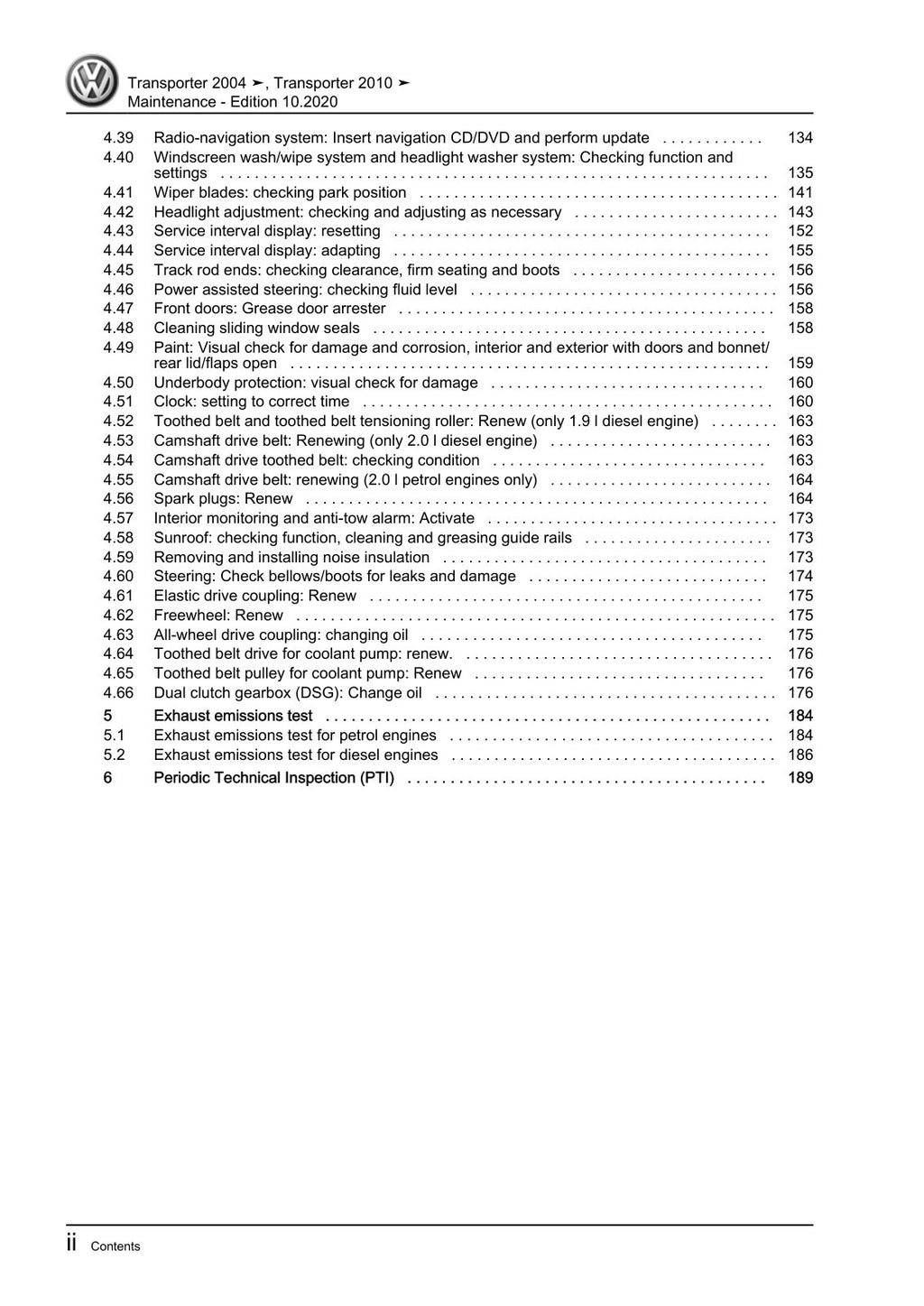 Workshop manual sample — interior (page 4)