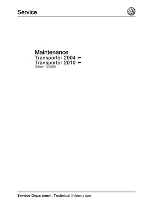 Workshop manual sample — cover (page 1)