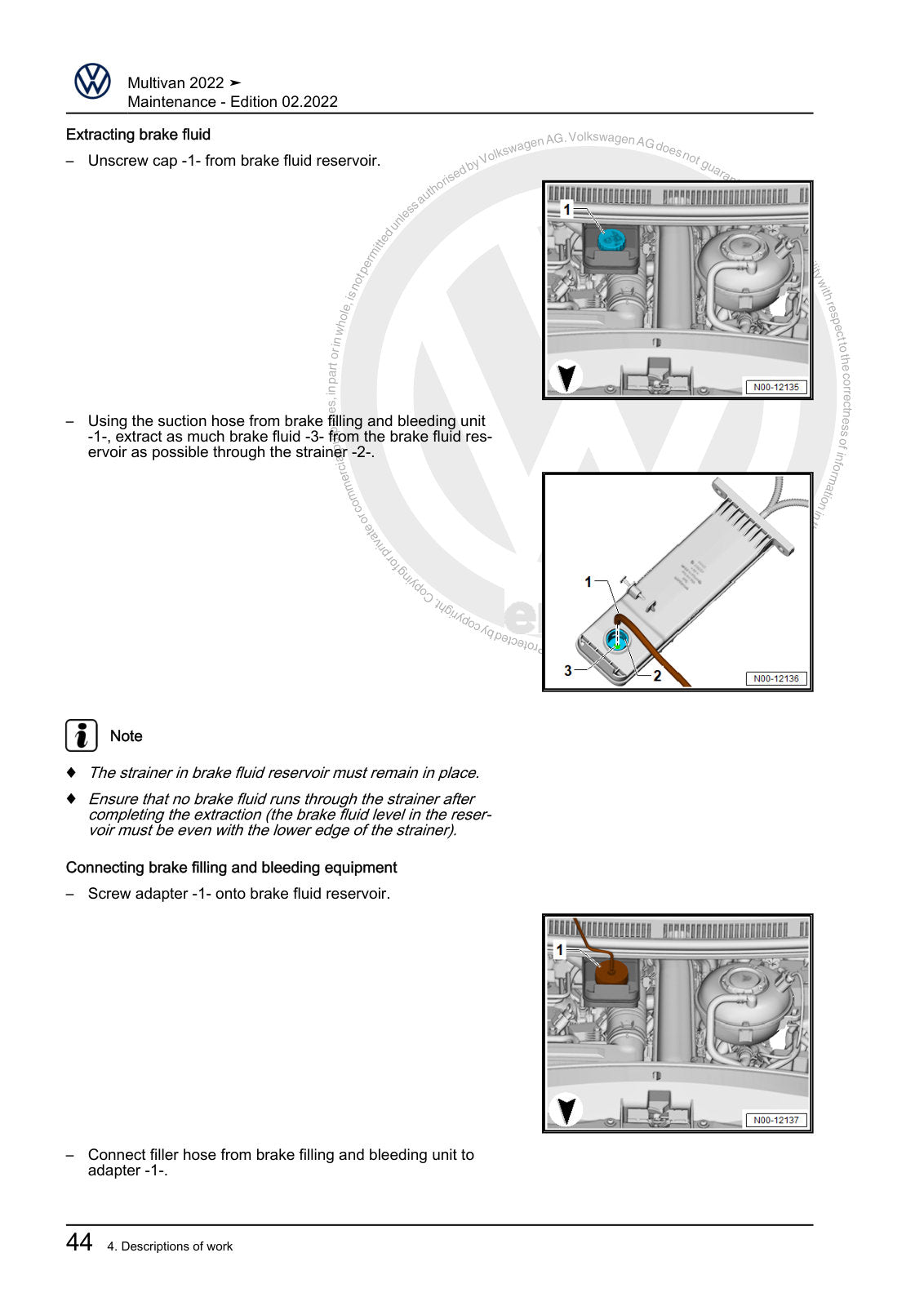 Workshop manual sample — interior (page 48)