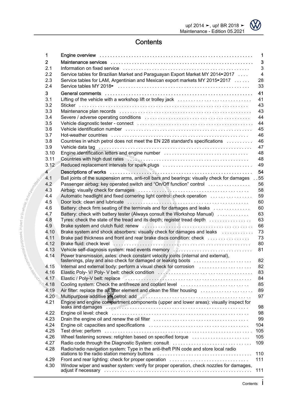 Workshop manual sample — interior (page 3)